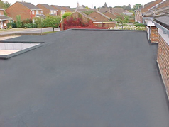 EPDM can be used on any type of flat or gently sloping roof surface including: garages, extensions, balconies, commercial roofs, carports, house roofs, dorma roofs, industrial roofs, gullies, box gutters, vallies