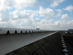 AMC offer asbestos and GRP replacement of industrial units fitted with corrugated roofs