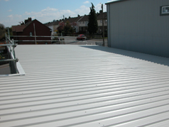 Should the roof need renewing a good solution used by All Roofing and Building is installation of an Overclad Roofing System using Plastic Coated Steel Box Profile Roofing Sheets.
