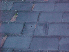 Older slate roofs have in most cases no felt membrane, which can be a cause of heat loss.